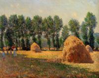 Monet, Claude Oscar - Haystacks at Giverny